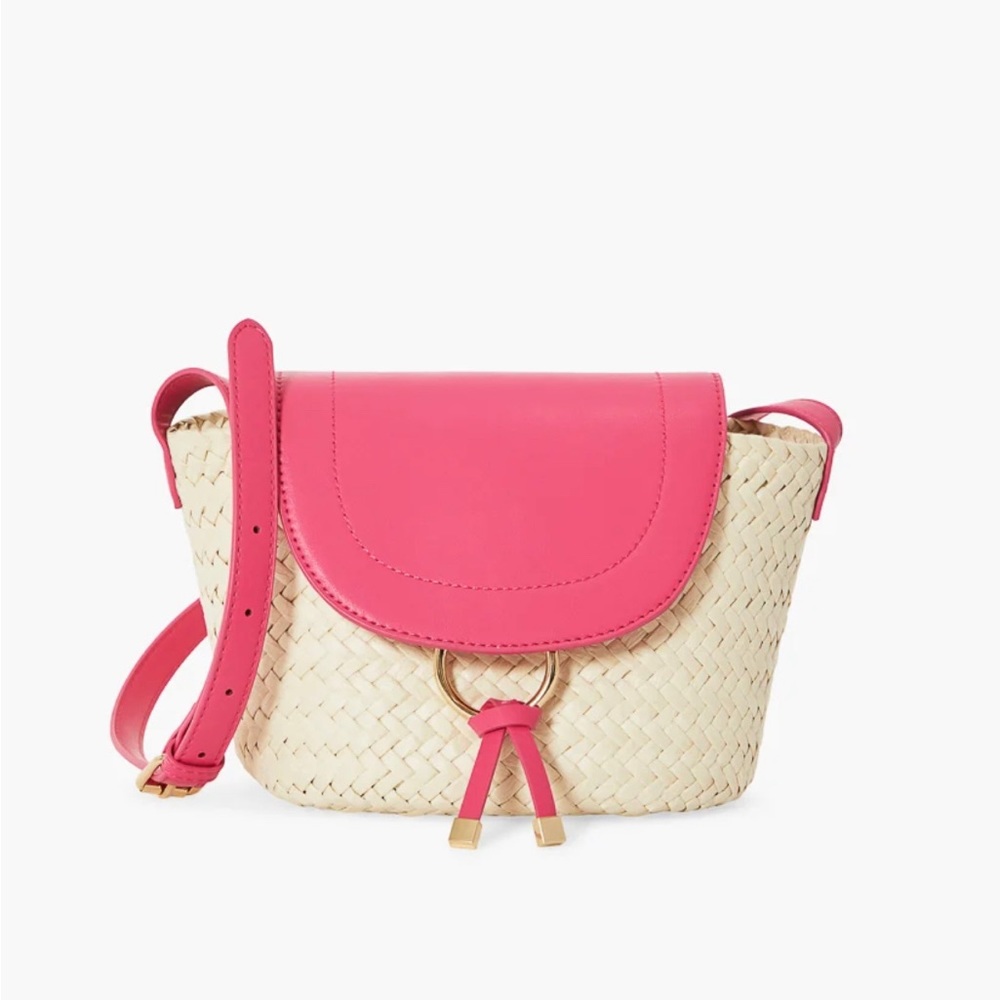 New! Cute Summer Pink Flap-over Shoulder Bag